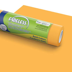 PAC FADELESS COLOURS DISPLAY PAPER ROLL 1218MMX3.6M SUNSET GOLD 1PC -Min Qty 4