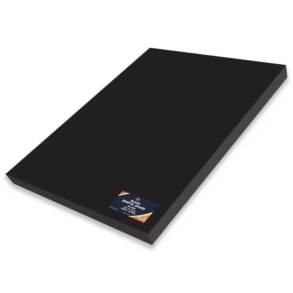 FIS®BRISTOL BOARD 70X100CM 240GSM BLACK