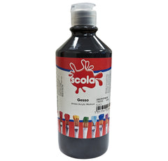 SCO ACRYLIC GESSO BLACK 500ML -Min Qty 10