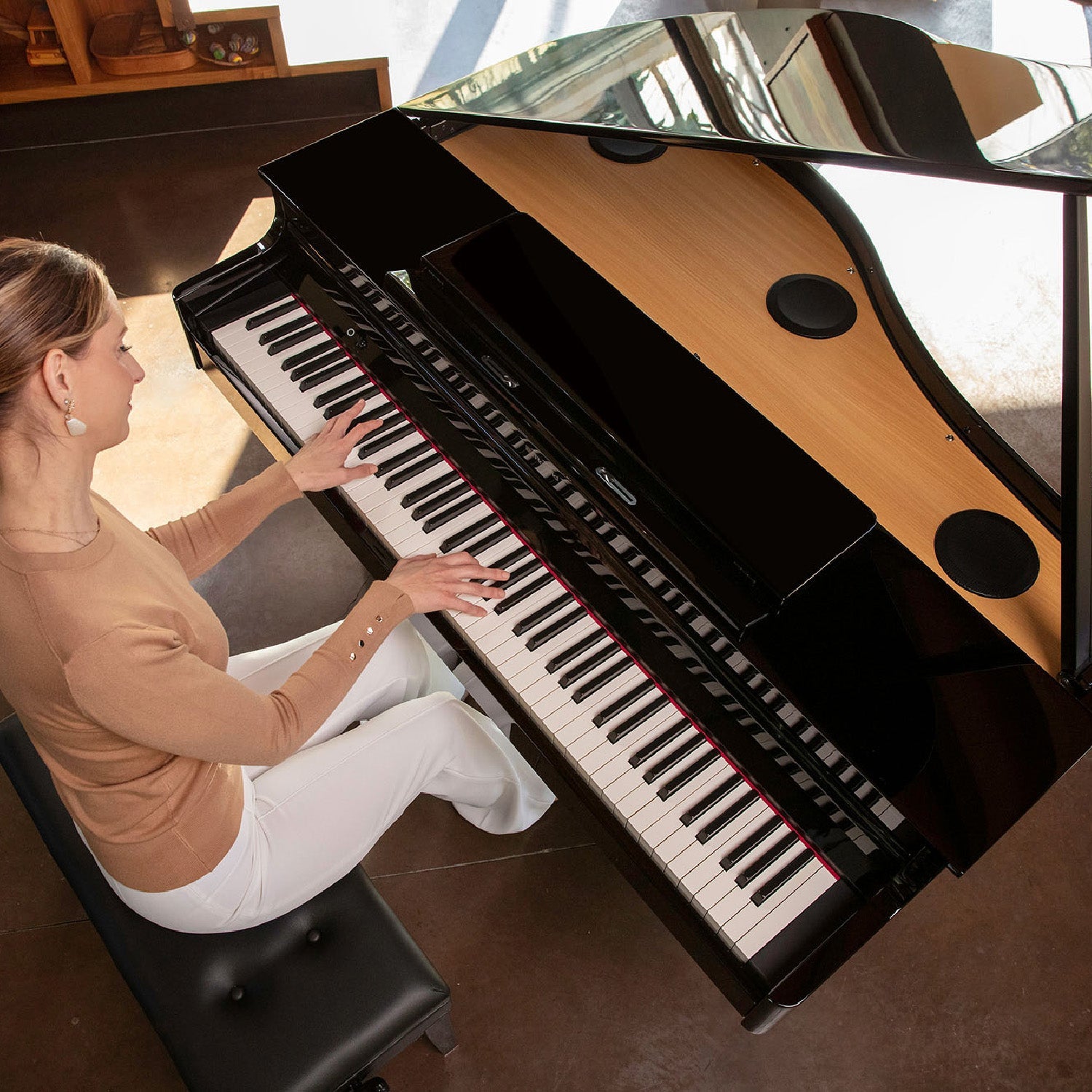 Roland GP-6 digital grand piano - Polished Ebony