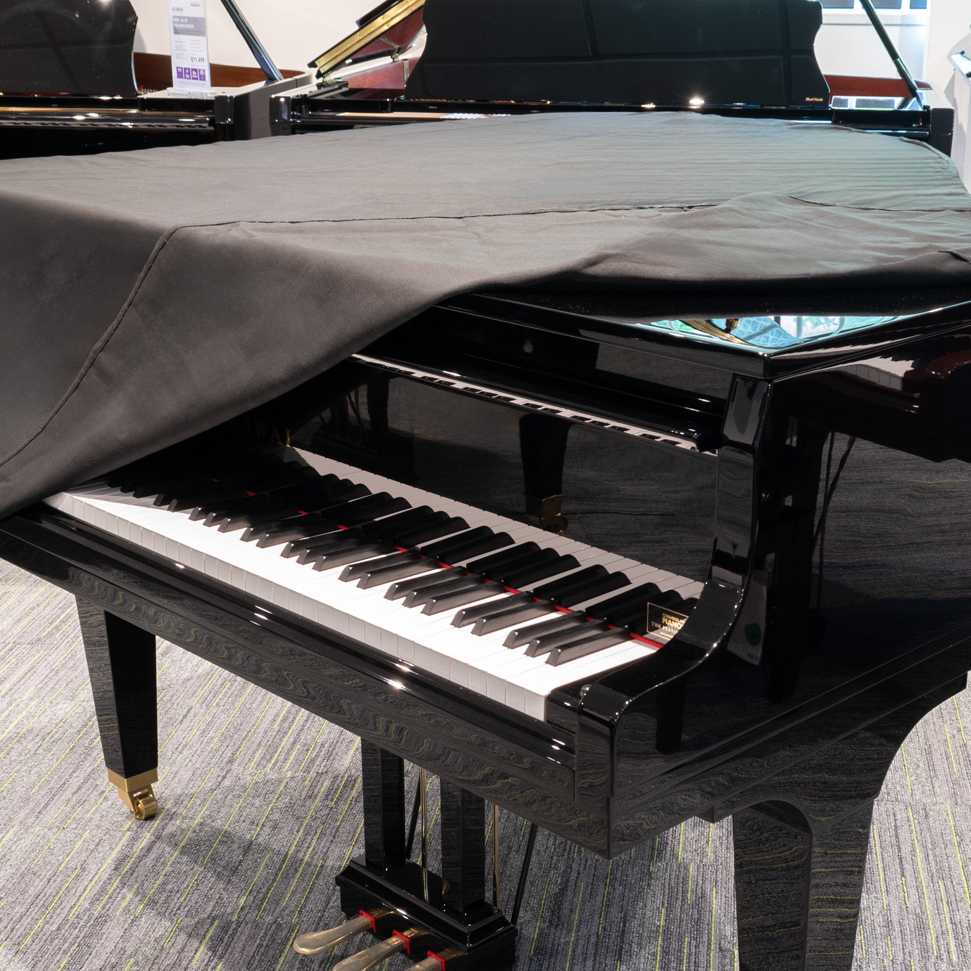 Cotton dust cover for grand pianos - Large