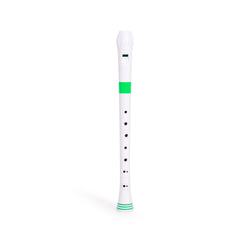 Nuvo N310 descant recorder - White with green trim