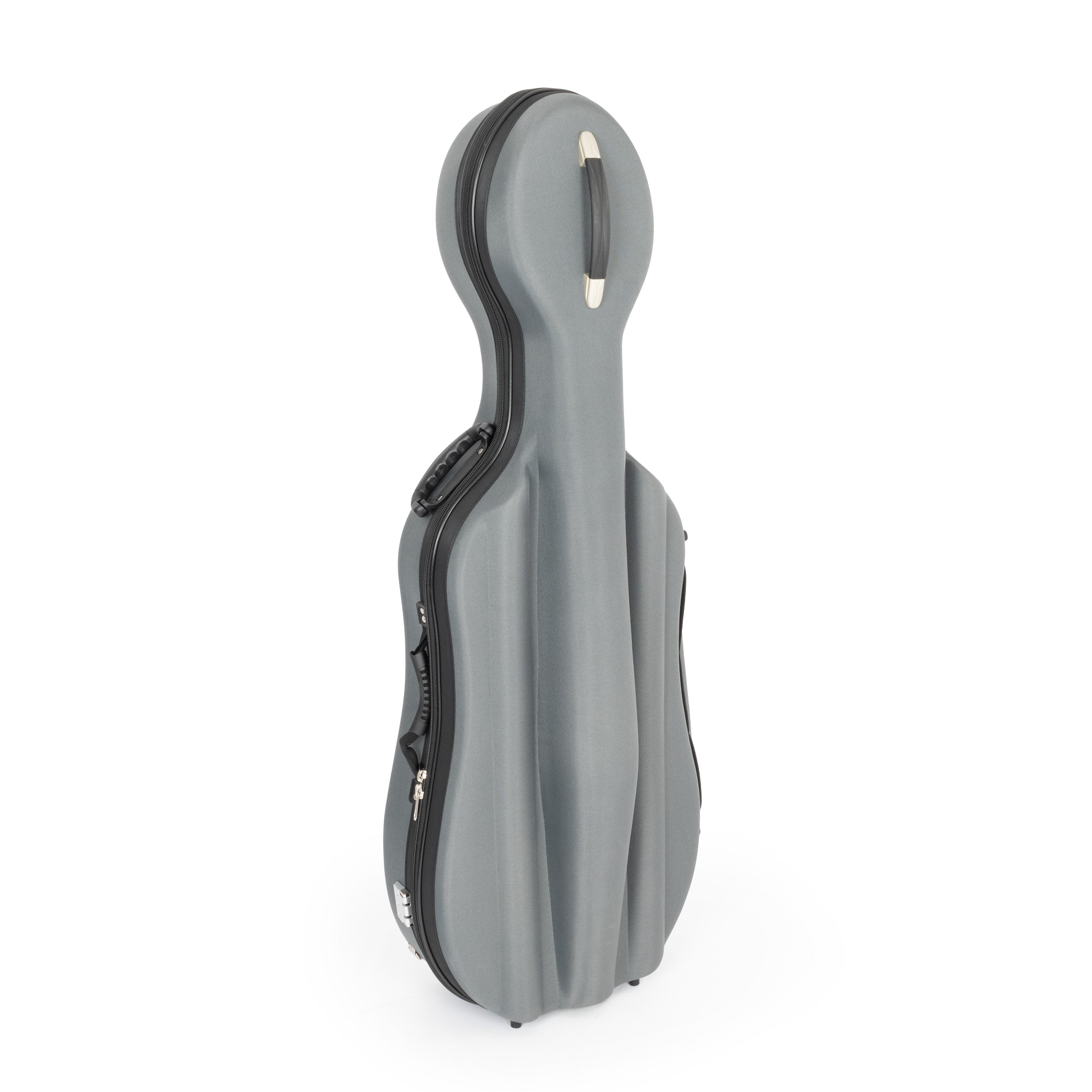 Sonix 45VC moulded cello case in grey – 3/4 size
