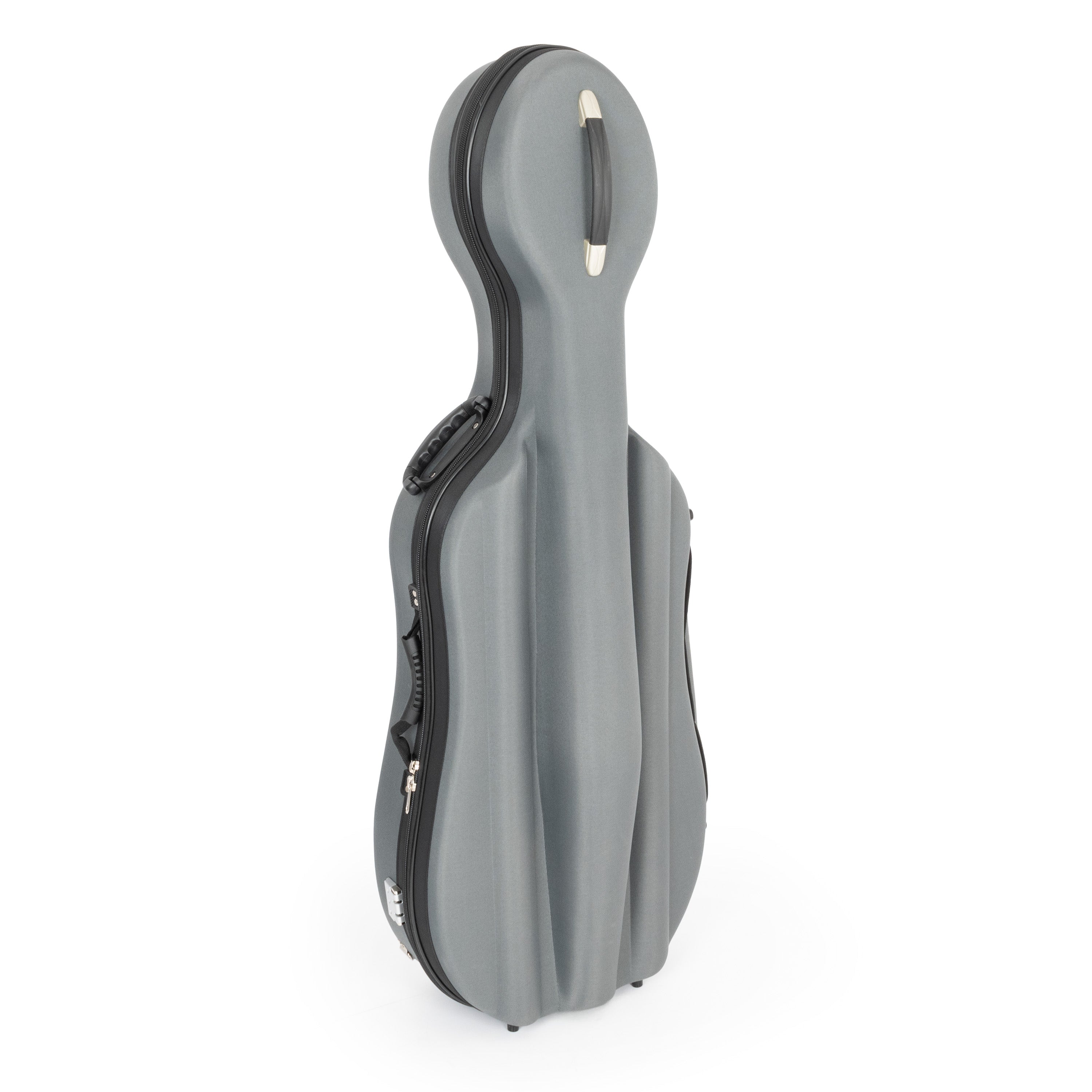 Sonix 45VC moulded cello case in grey – 4/4 size