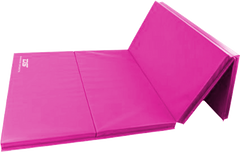 DS Gymnastic Folding Mat with Velcro (122 x 244 x 5cm) - Pink