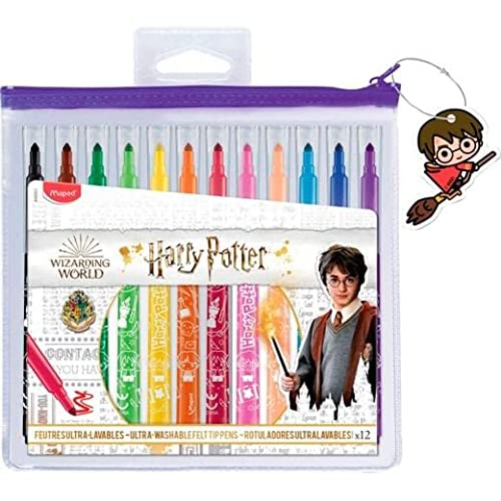 Maped, Felt tip pens HARRY POTTER Set=12Clr MD-845001