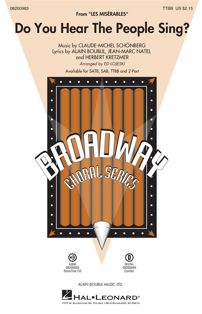 Do You Hear The People Sing? TTBB