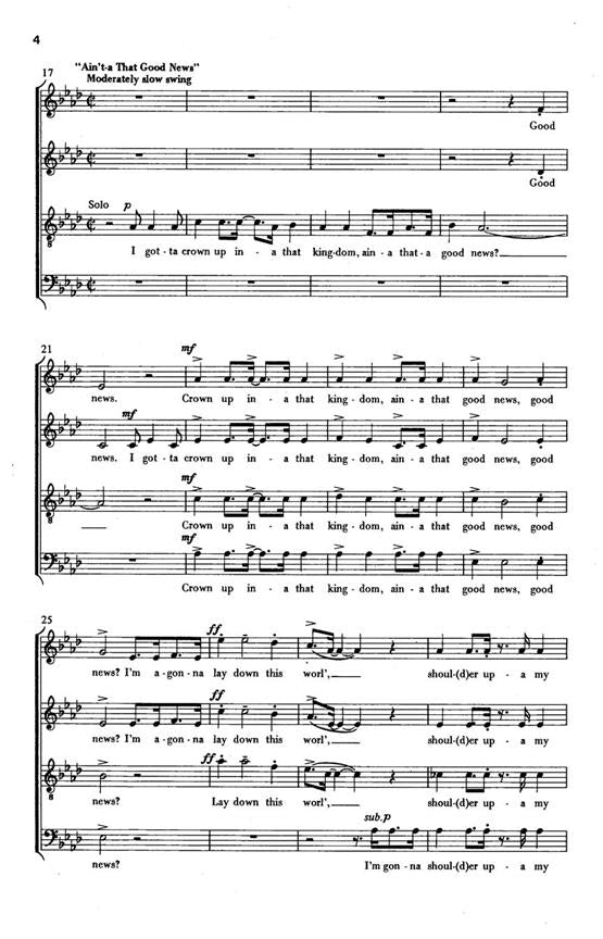 Where The Sun Will Never Go Down SATB