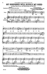 Wilberg My Shepherd Will Supply My Need SATB