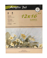 Conda Group Pad Oil & Acrylic 300g 12 x 16 inch 10 Sheet CD A412604