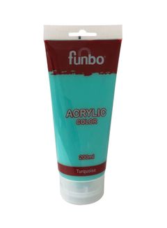 Funbo ACRYLIC tube 200ml 59 TURQUOISE FO-AC-200-059