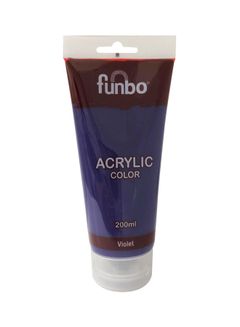 Funbo ACRYLIC tube 200ml 91 VIOLET FO-AC-200-091