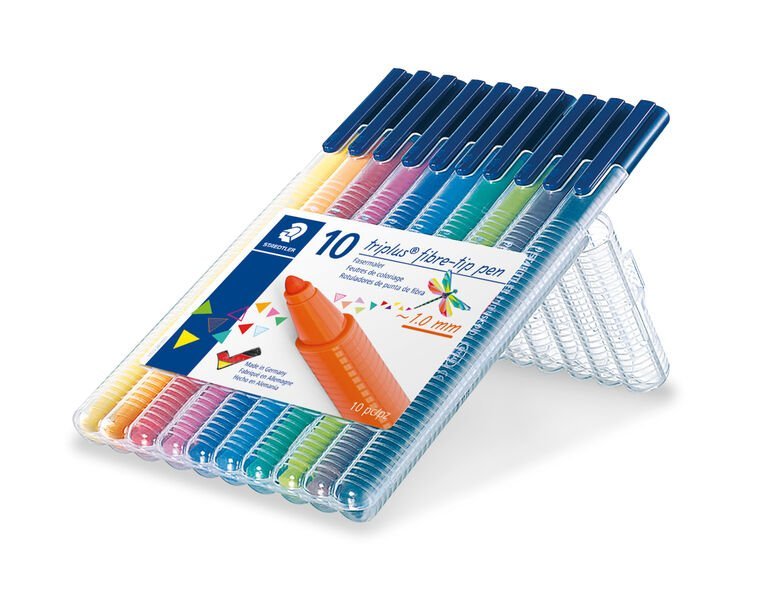 Staedtler, Triplus Fibre-Tip pen Wlt=10c