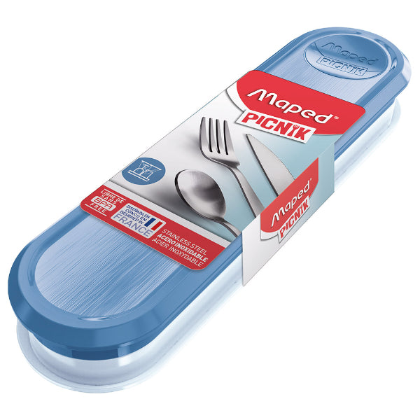 Maped Picnik Adult Cutlery Box Storm Blue MD-870403