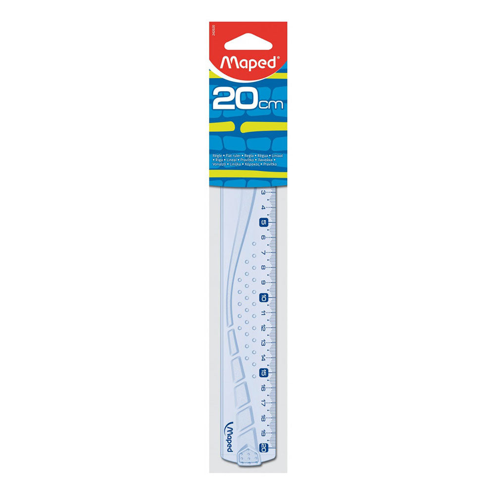 Maped Ruler 20Cm Geometric Flat MD-242020