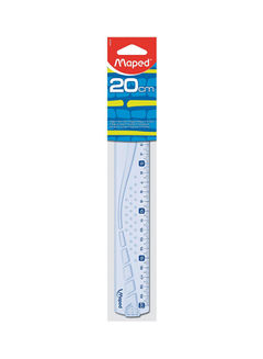 Maped Ruler 20Cm Geometric Grip MD-242120