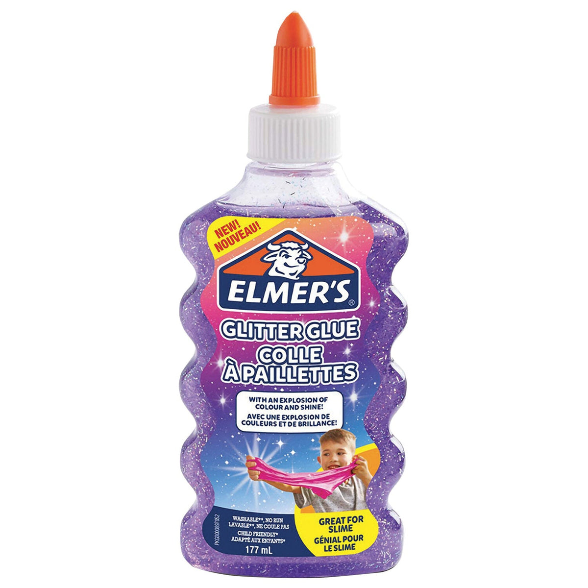 Elmer-'s Glitter Glue 177 ml Purple EM-2077253