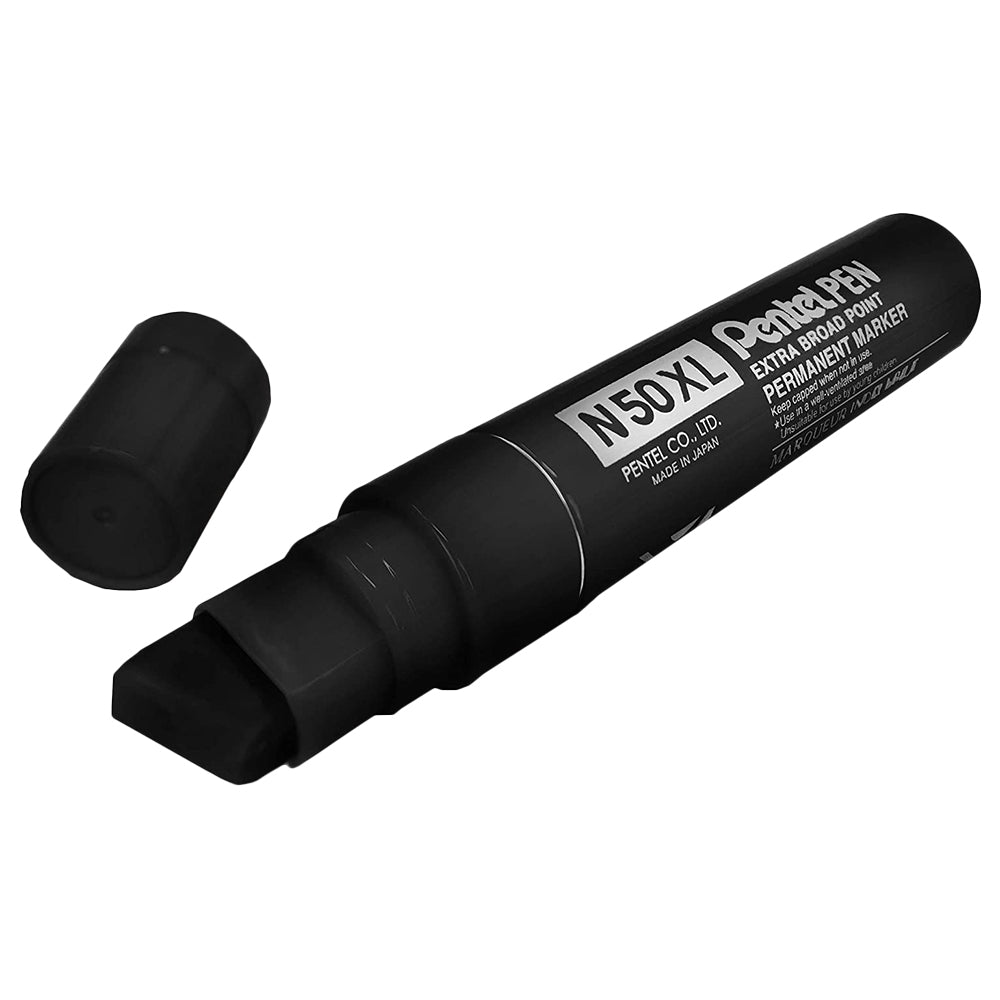 Pentel Permanent Marker Xtra Broad Chisel Black PE-N50XL-A