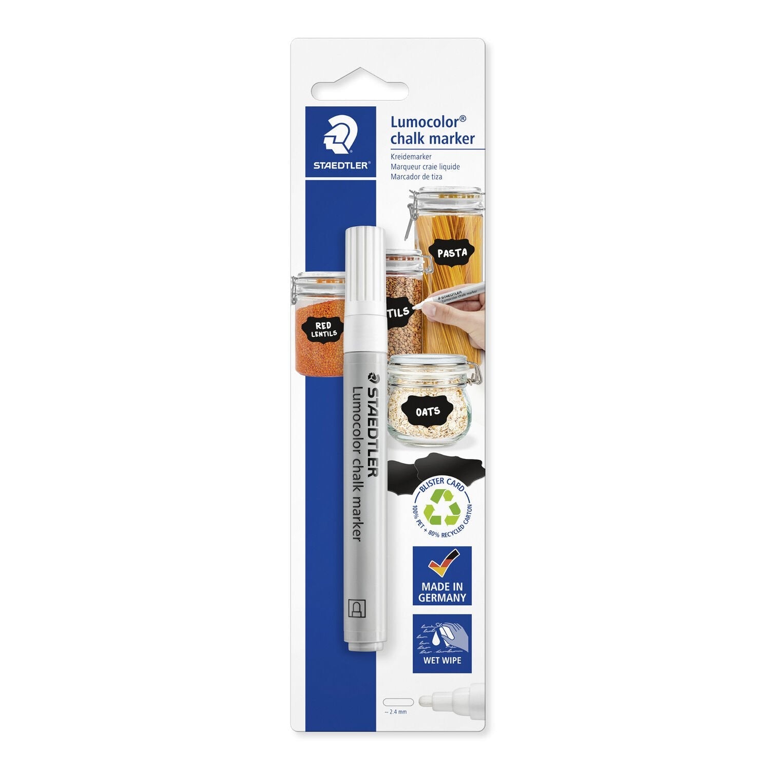 Staedtler, Lumocolor Chalk Marker Bls=1Pc