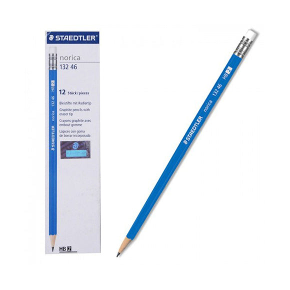 Staedtler, Norica Pencil with rubber tip,Pack of 12, GRS=144