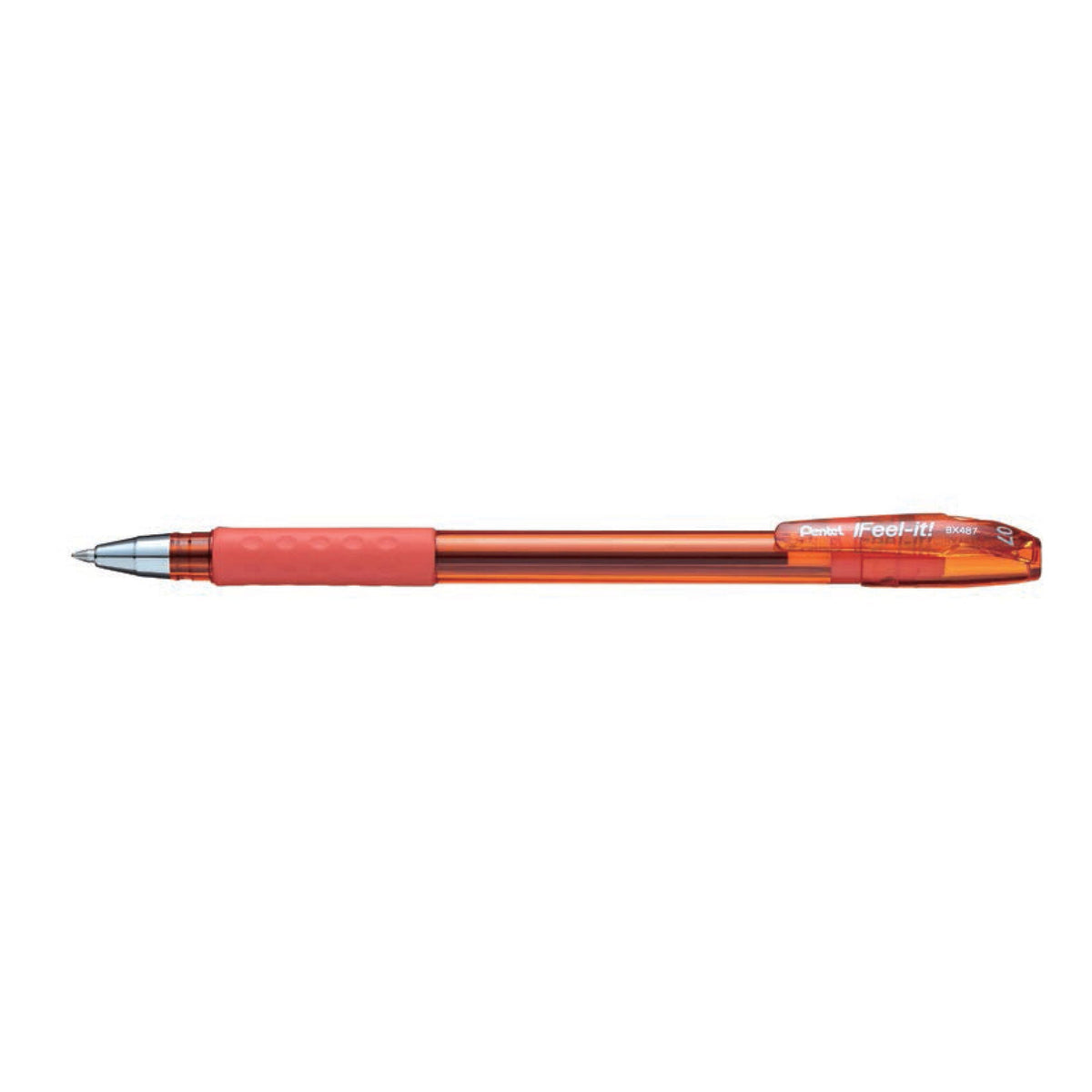 Pentel Ballpoint Pen Feel It Med 1.0mm Orange