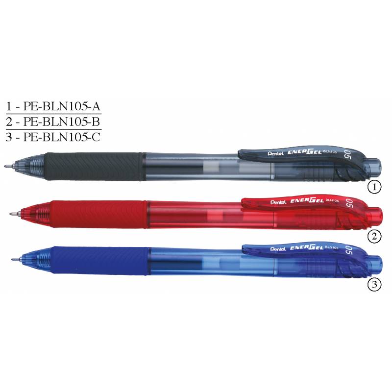 Pentel Energel-X Needle Tip 0.5mm Wlt=5F
