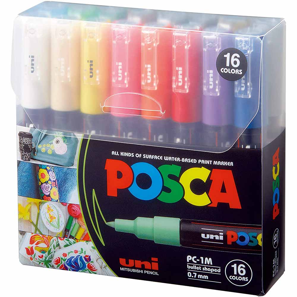 Uniball, Uni Posca PC-1M Bullet PAC=16C