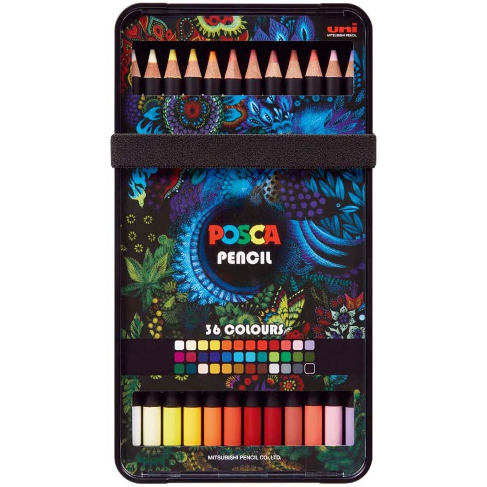 Uniball, Uni Posca Pencil Set=36C