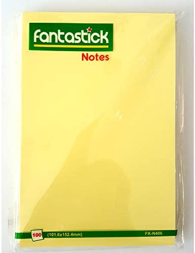 Fantastick, Stick Notes 4x6-"