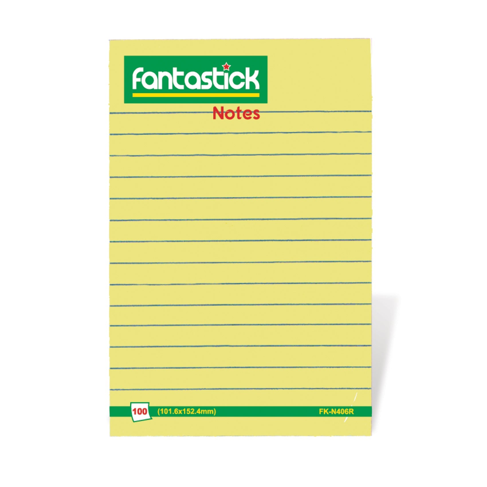 Fantastick, Stick Notes 4x6-" Ruled