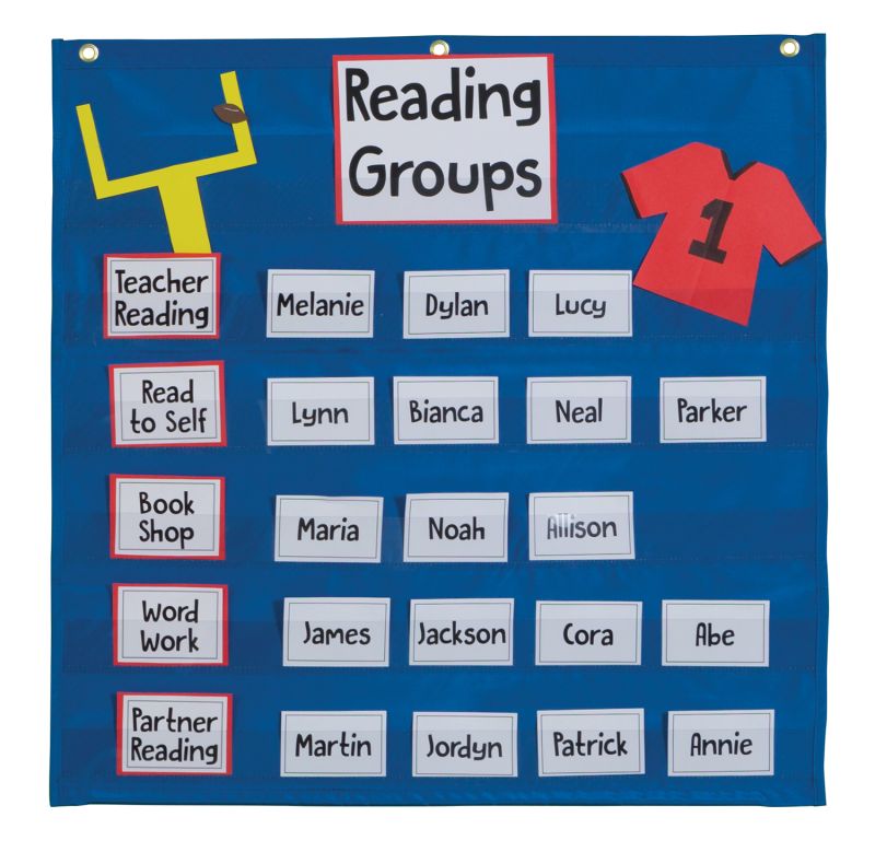 SCO MINI POCKET CHART BLUE 1PC -Min Qty 6