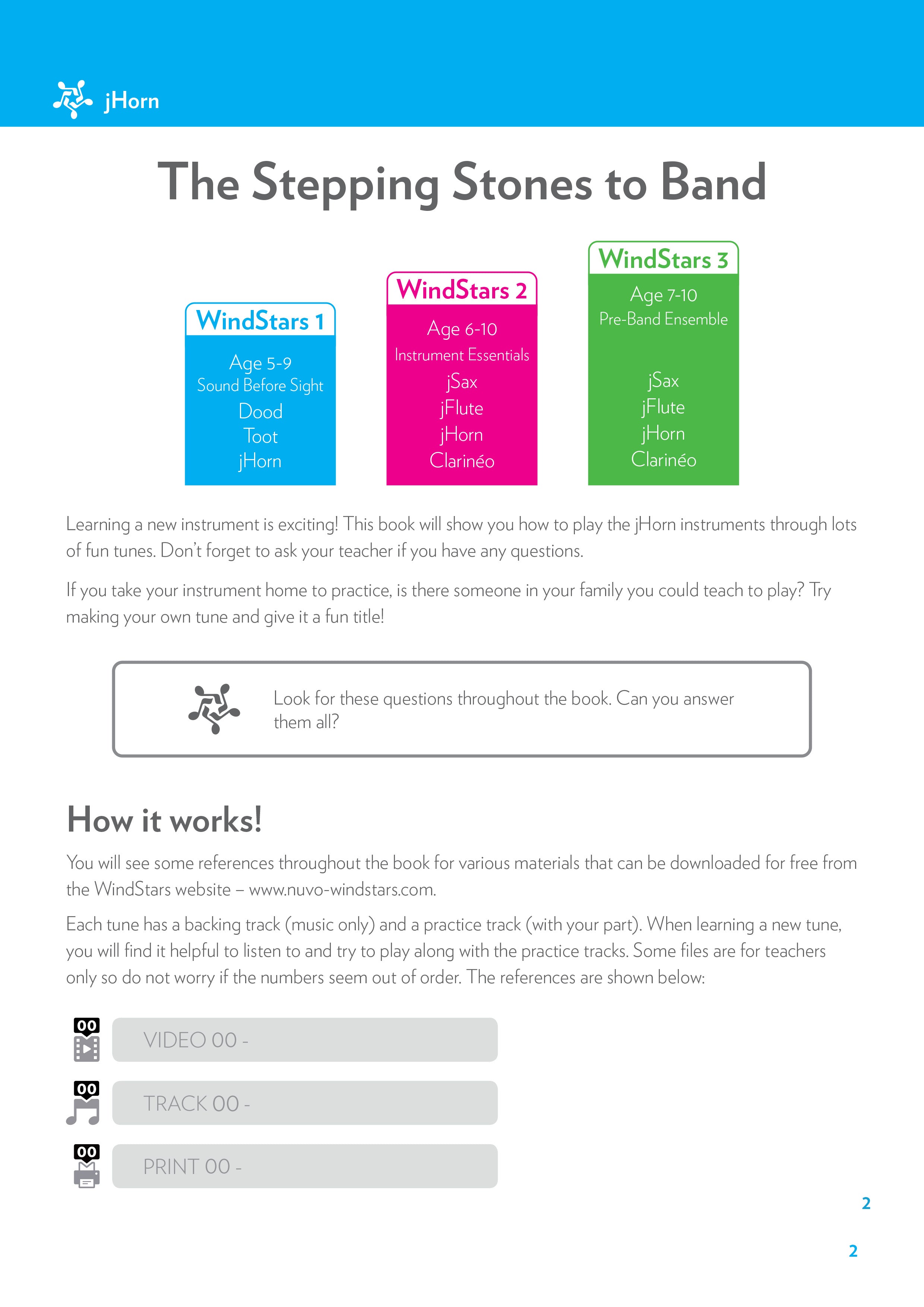 Nuvo WindStars 1 Student Book – jHorn (Treble Clef) Standard Notation