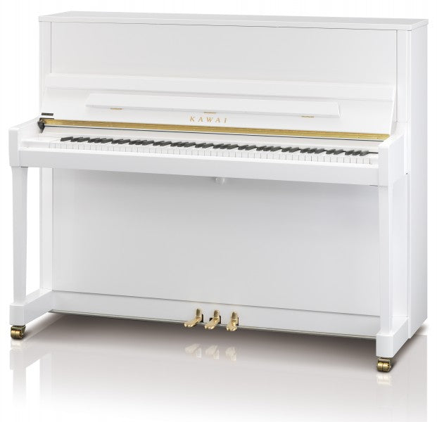 Kawai K-300 upright piano - Polished White