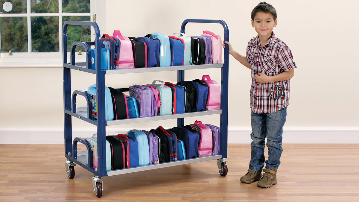 Tufâ„¢ Double Lunchbox Trolley (Holds up to 60 lunchboxes)