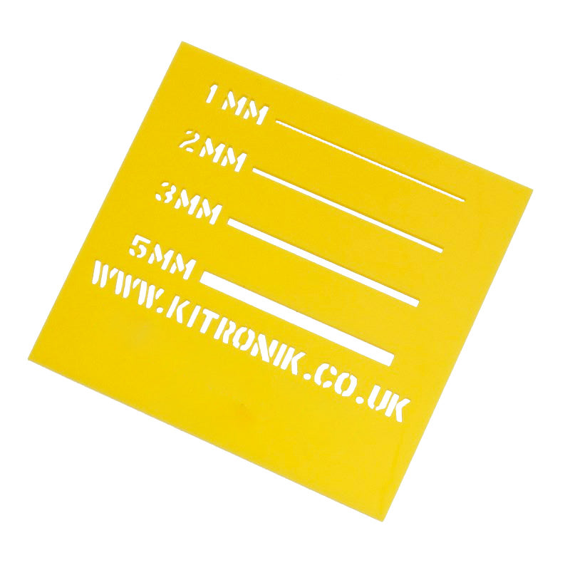 Yellow Value Acrylic Sheet (Cast) 3mm x 1000mm x 600 mm