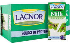 Lacnor Skimmed Fat Milk 12x1ltr