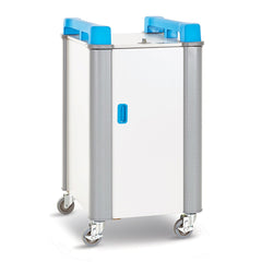 LapCabby mobile vertical AC charging cabinet  – 10 devices