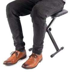 Keyboard bench with height adjustment