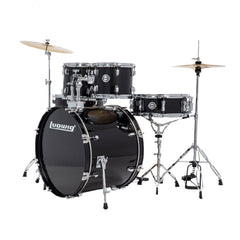Ludwig Accent 20" fuse 5-piece drum kit – Black
