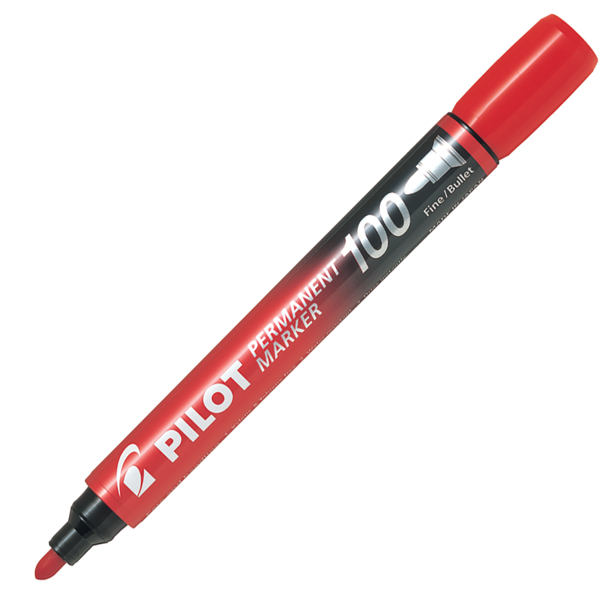 MARKER PEN PILOT SCA100F-400 B RED