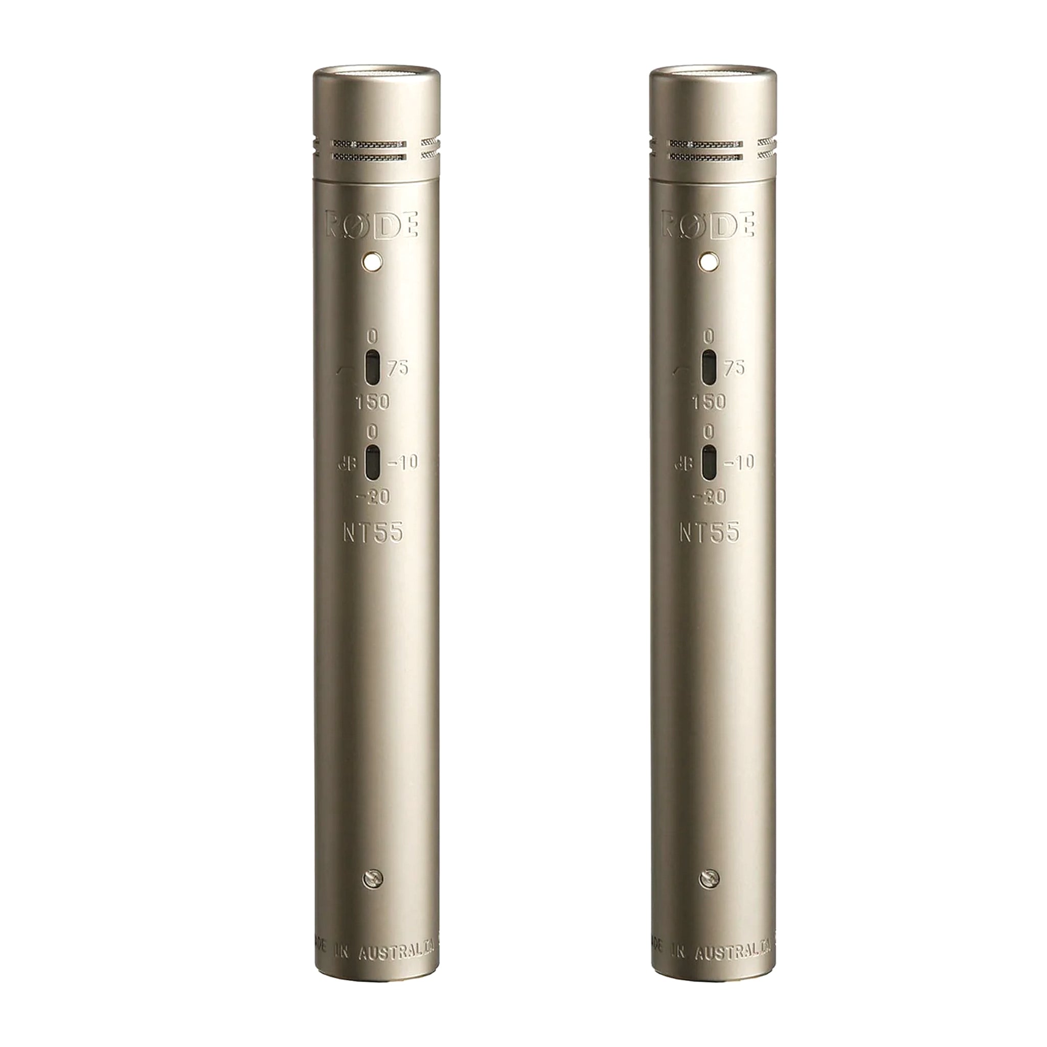 Rode NT55 condenser microphone - matched pair