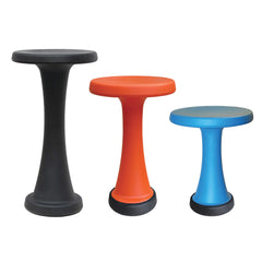 One Leg Stool 480Mm Height Black