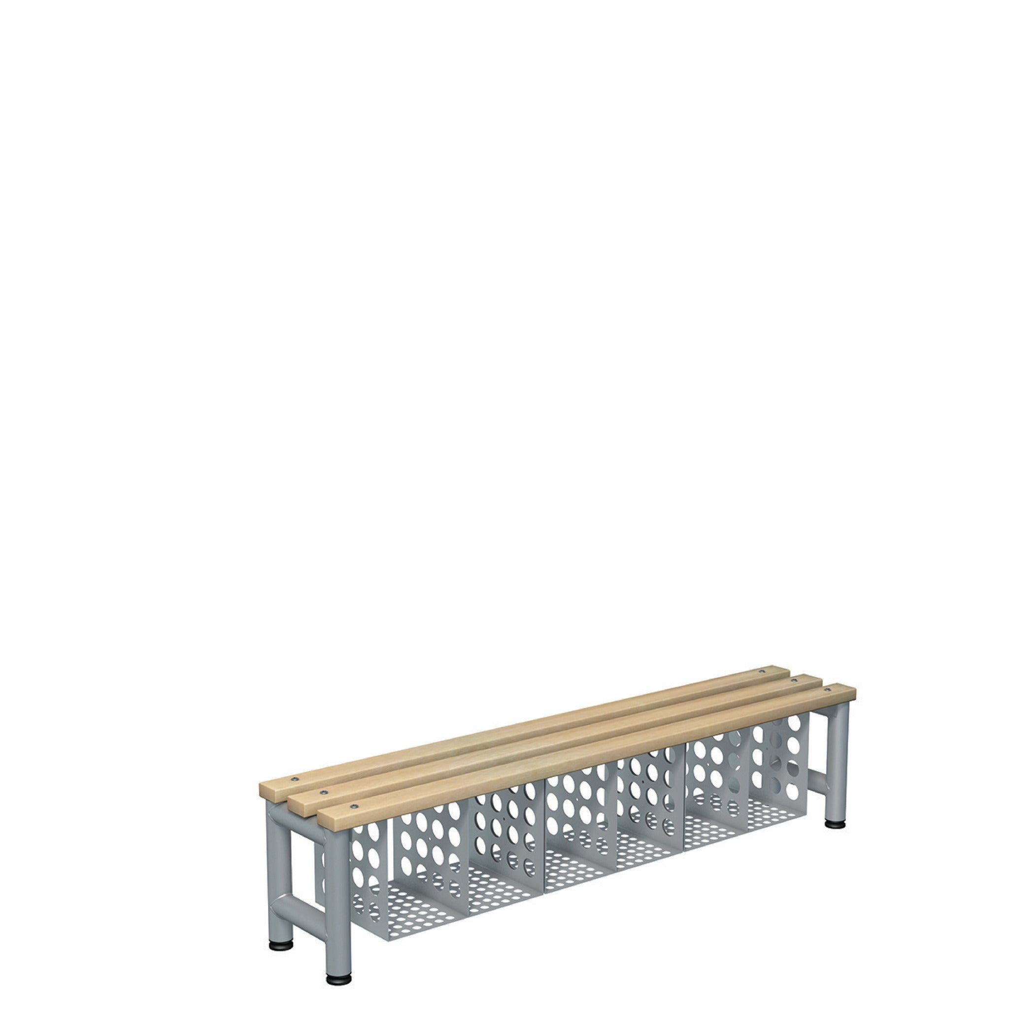 C/Rm Bench S/S-Shelf 1500Mm Ash