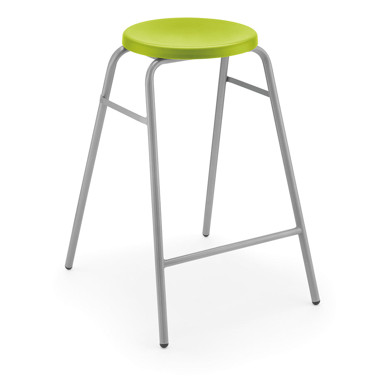 Round Top Stool 430Mm Height Lime