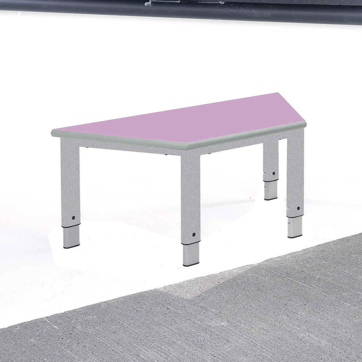 Table L/Grey Fr Pu Edge Trapez Beech