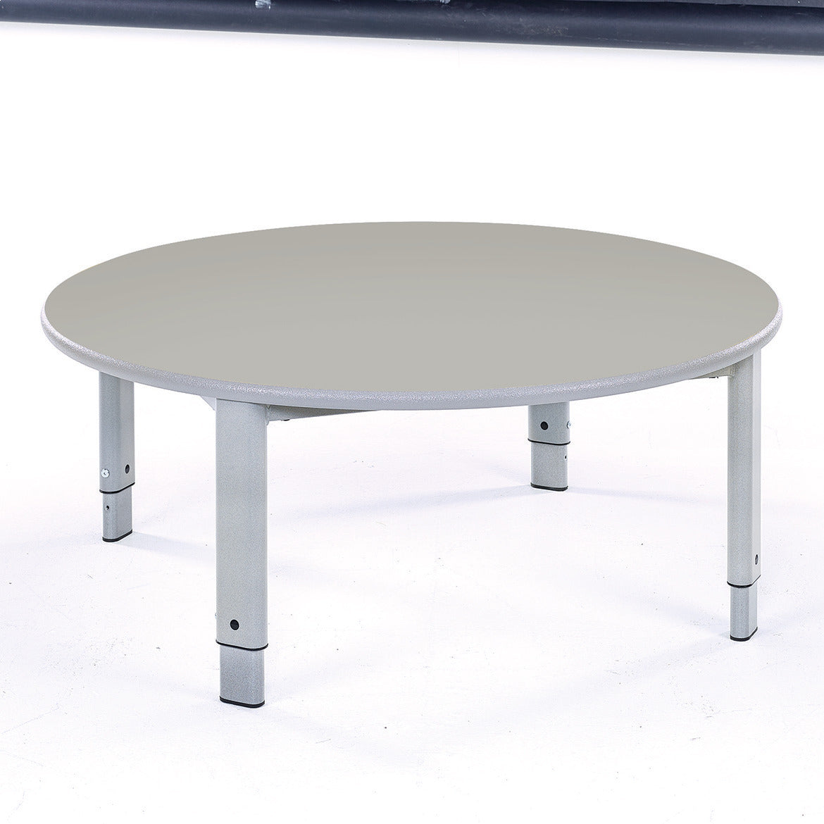 Table L/Grey Fr Pu Edge Circ L/Grey