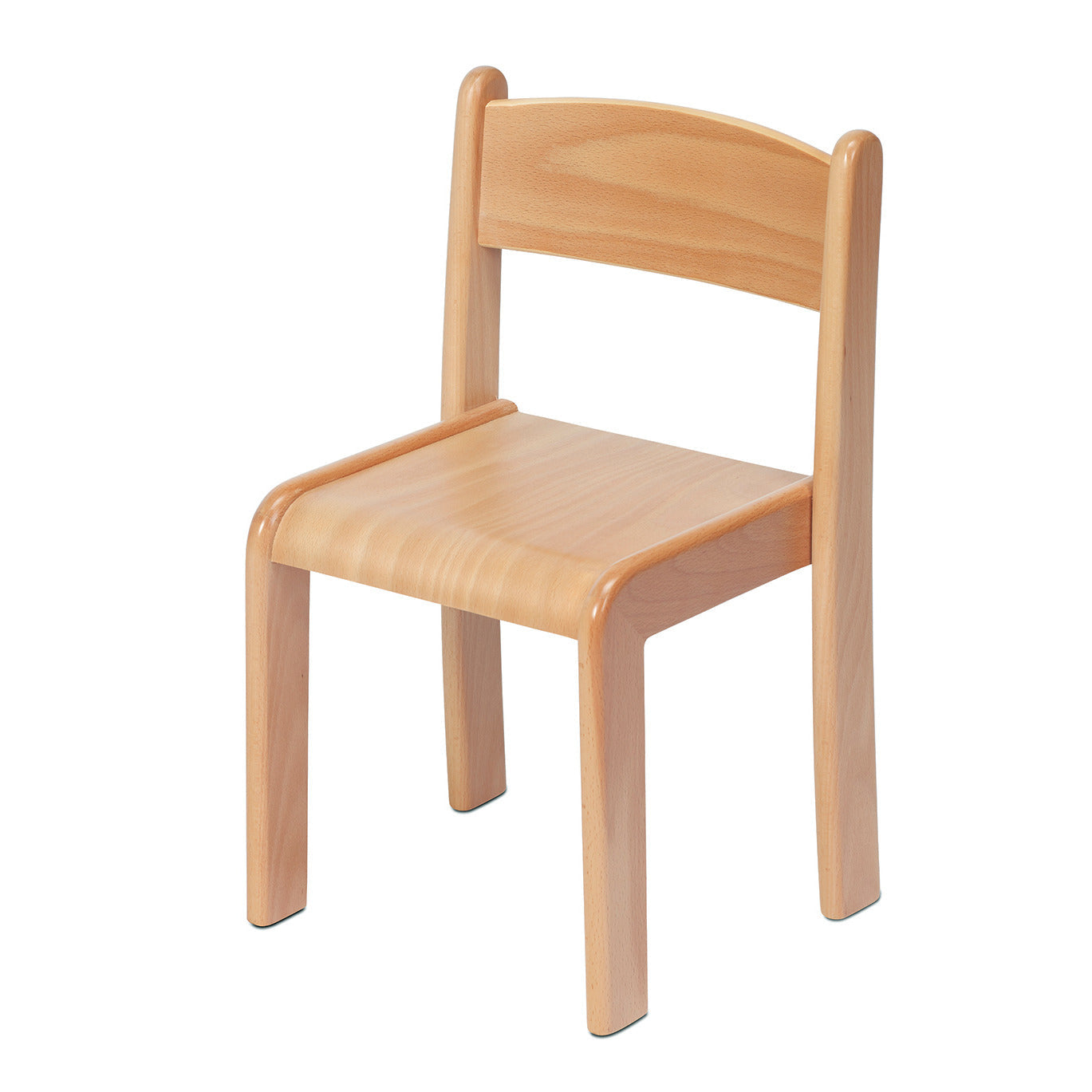Beech Stacking Chairs 21Cm Pk4