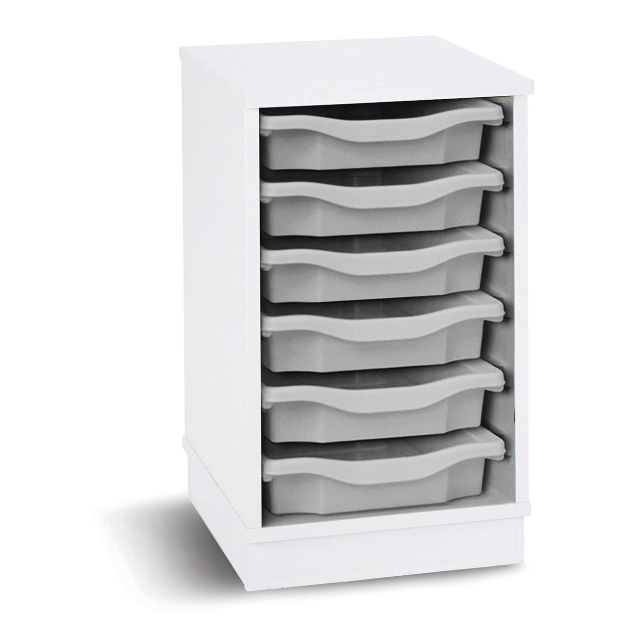 6 Tray Unit White
