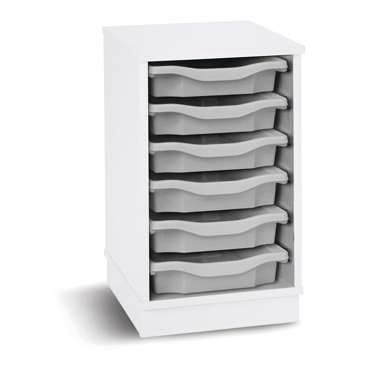 6 Tray Unit White