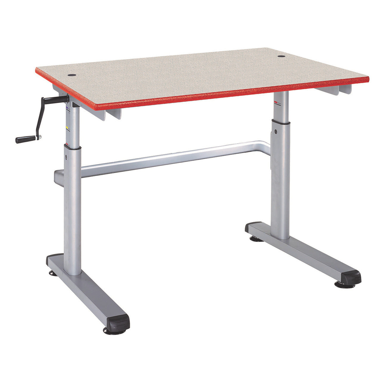 Ht Adj Tbe 700X600Mm Lt Gy Rd Edge